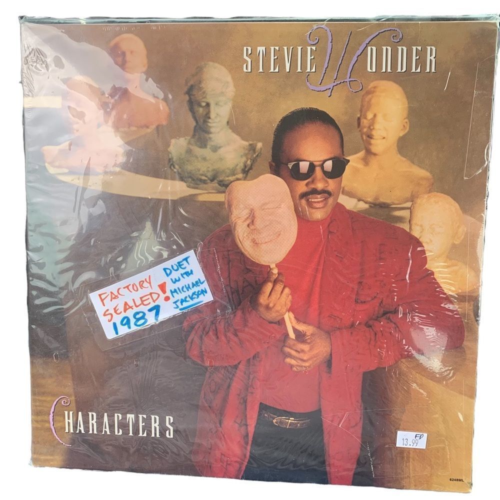 Stevie Wonder 1987 Characters Album